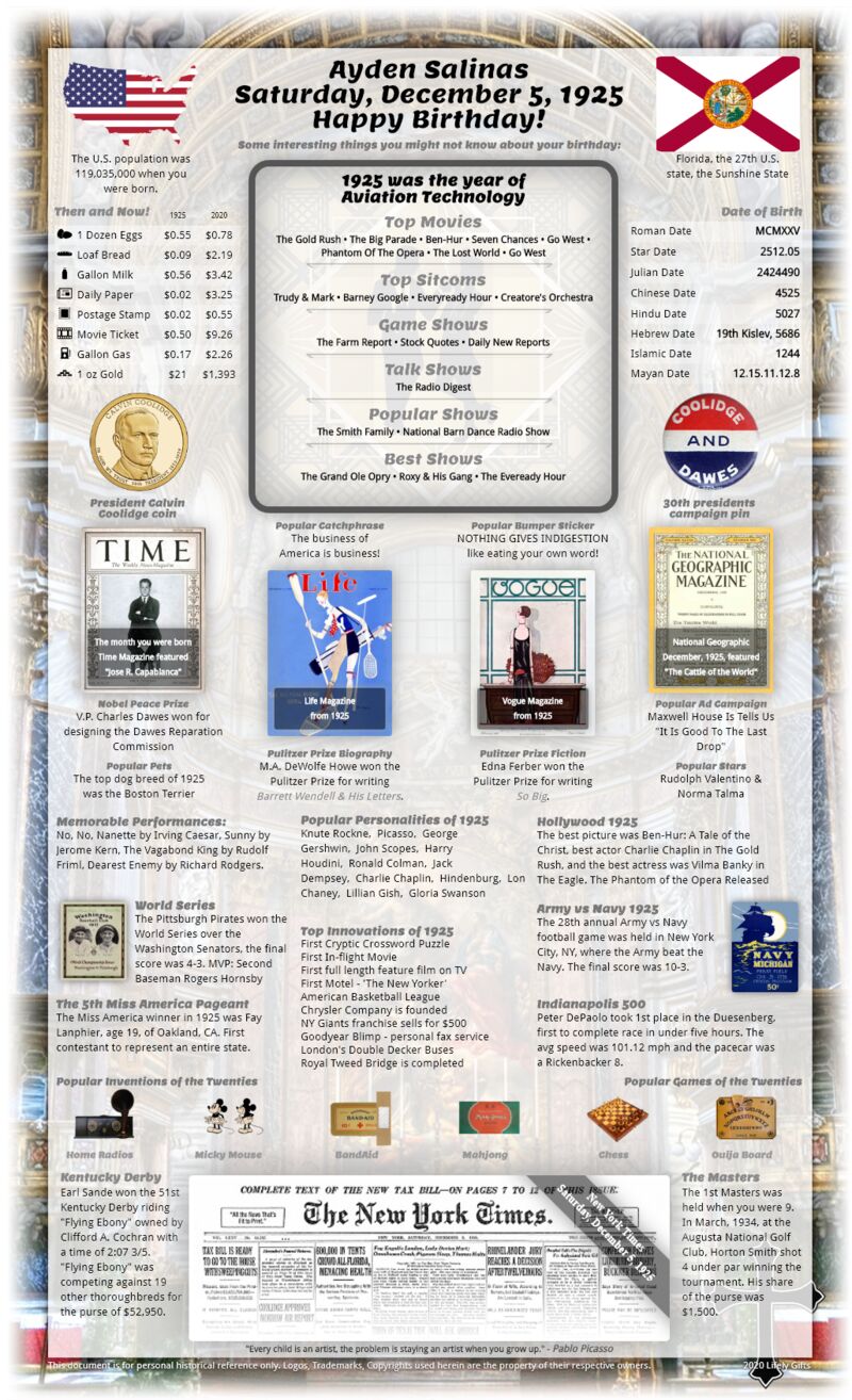 Give him something unique